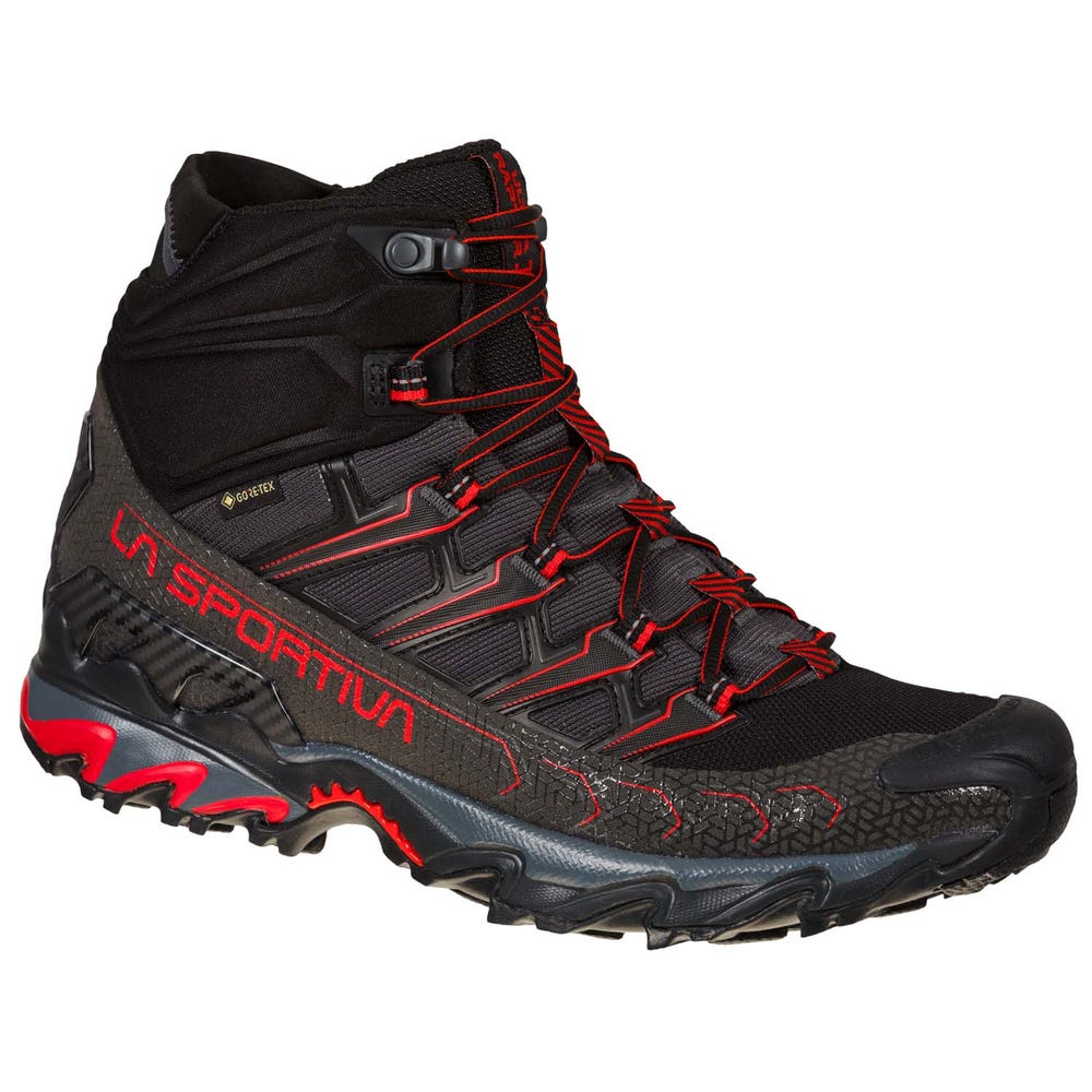 Botas de Montaña La Sportiva Ultra Raptor II Mid GTX Hombre Negras Chile-8215047